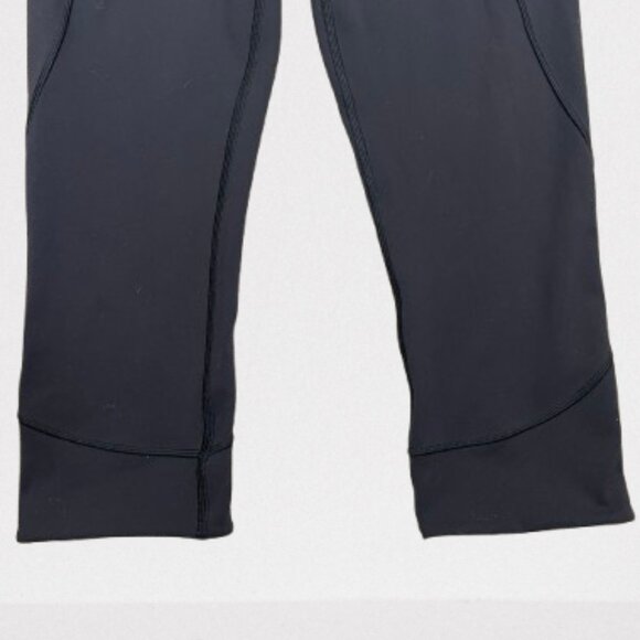 Lululemon Worn Once In Movement Crop *Everlux 19" in Black - Picture 5 of 10